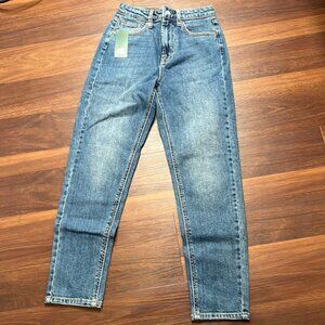 Wild fable, womens jeans, 00/24, 27” inseam, super high mom jeans, new with tags